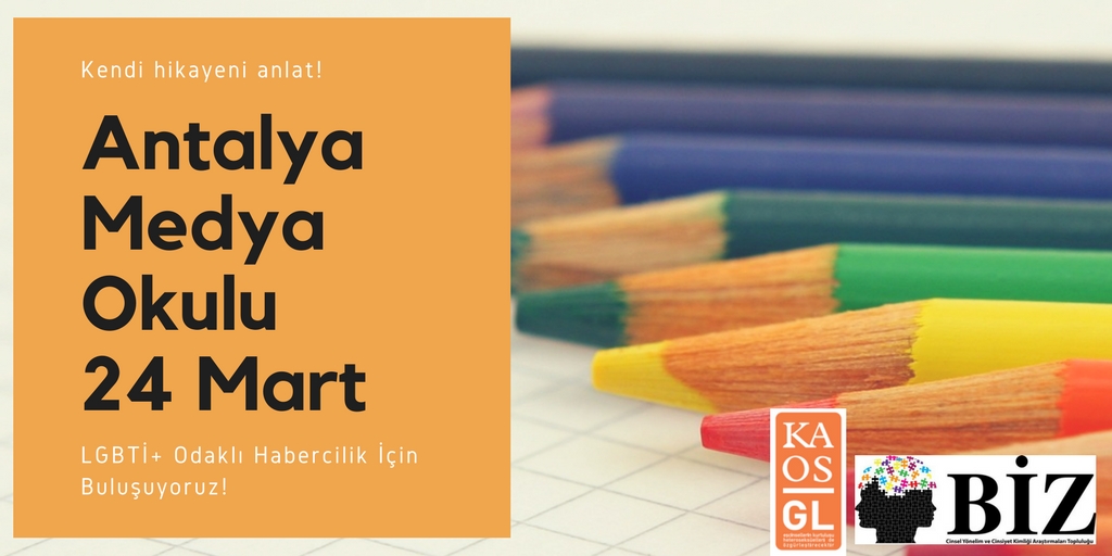 Medya Okulu Antalya’da kapılarını açıyor | Kaos GL - LGBTİ+ Haber Portalı Haber